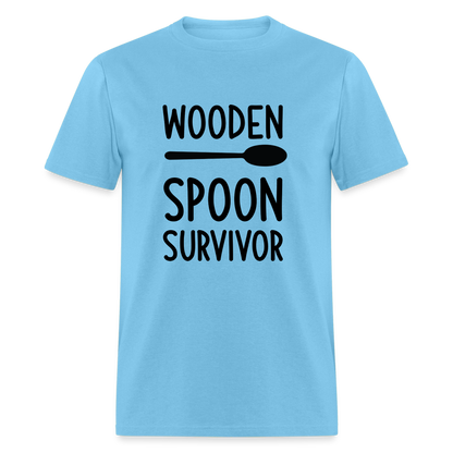 Wooden Spoon Survivor T-Shirt - aquatic blue