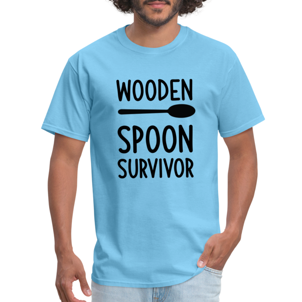 Wooden Spoon Survivor T-Shirt - aquatic blue