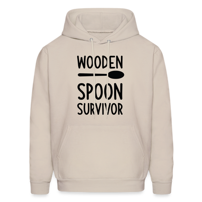 Wooden Spoon Survivor Hoodie - Sand