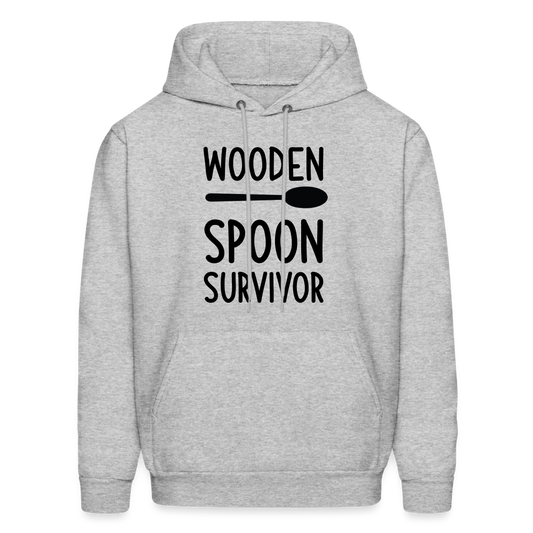 Wooden Spoon Survivor Hoodie - heather gray