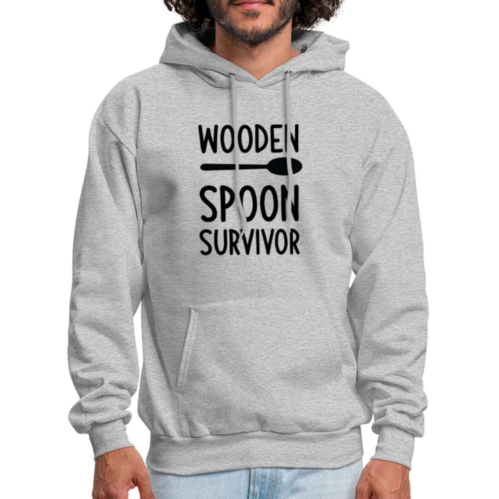 Wooden Spoon Survivor Hoodie - heather gray