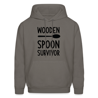 Wooden Spoon Survivor Hoodie - asphalt gray