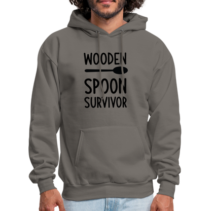 Wooden Spoon Survivor Hoodie - asphalt gray