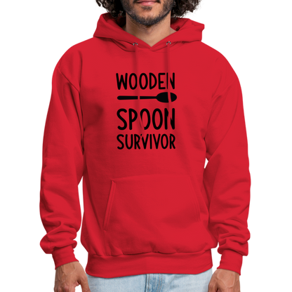 Wooden Spoon Survivor Hoodie - red