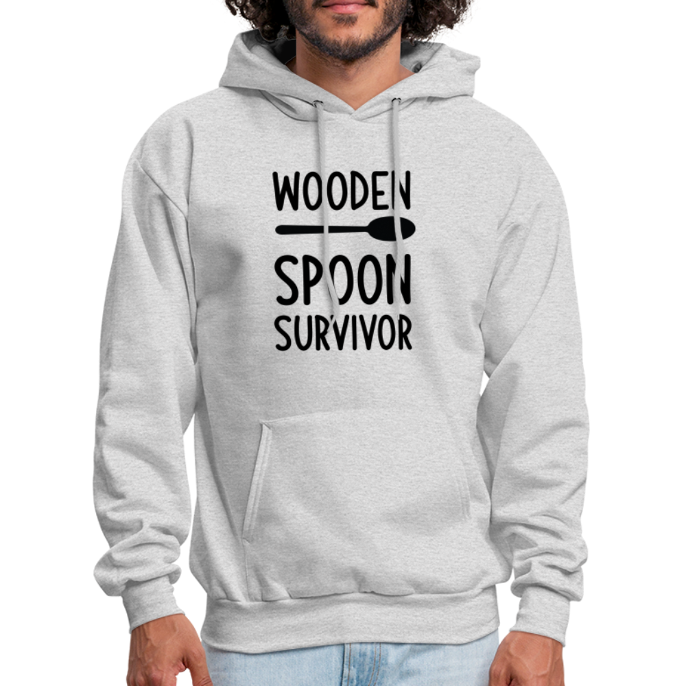 Wooden Spoon Survivor Hoodie - ash 