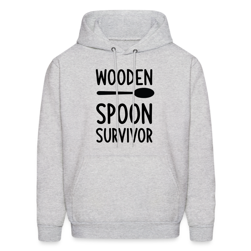 Wooden Spoon Survivor Hoodie - ash 