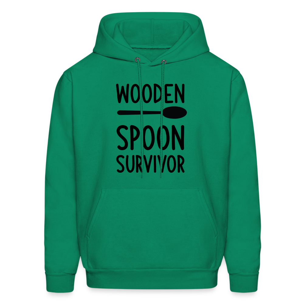 Wooden Spoon Survivor Hoodie - kelly green