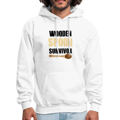 Wooden Spoon Survivor Hoodie - white