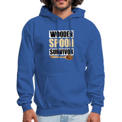 Wooden Spoon Survivor Hoodie - royal blue