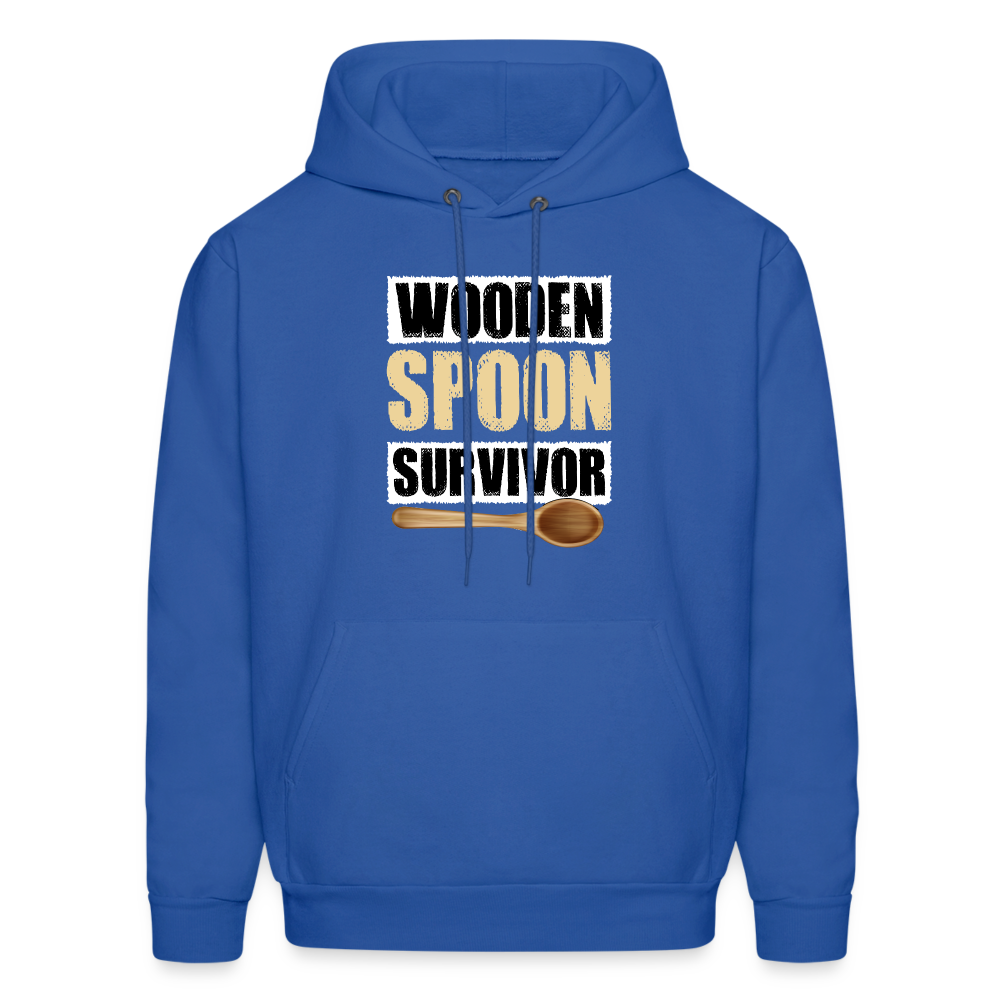 Wooden Spoon Survivor Hoodie - royal blue