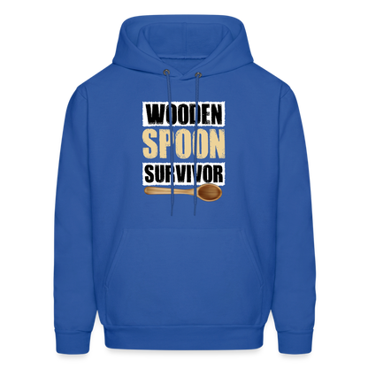 Wooden Spoon Survivor Hoodie - royal blue