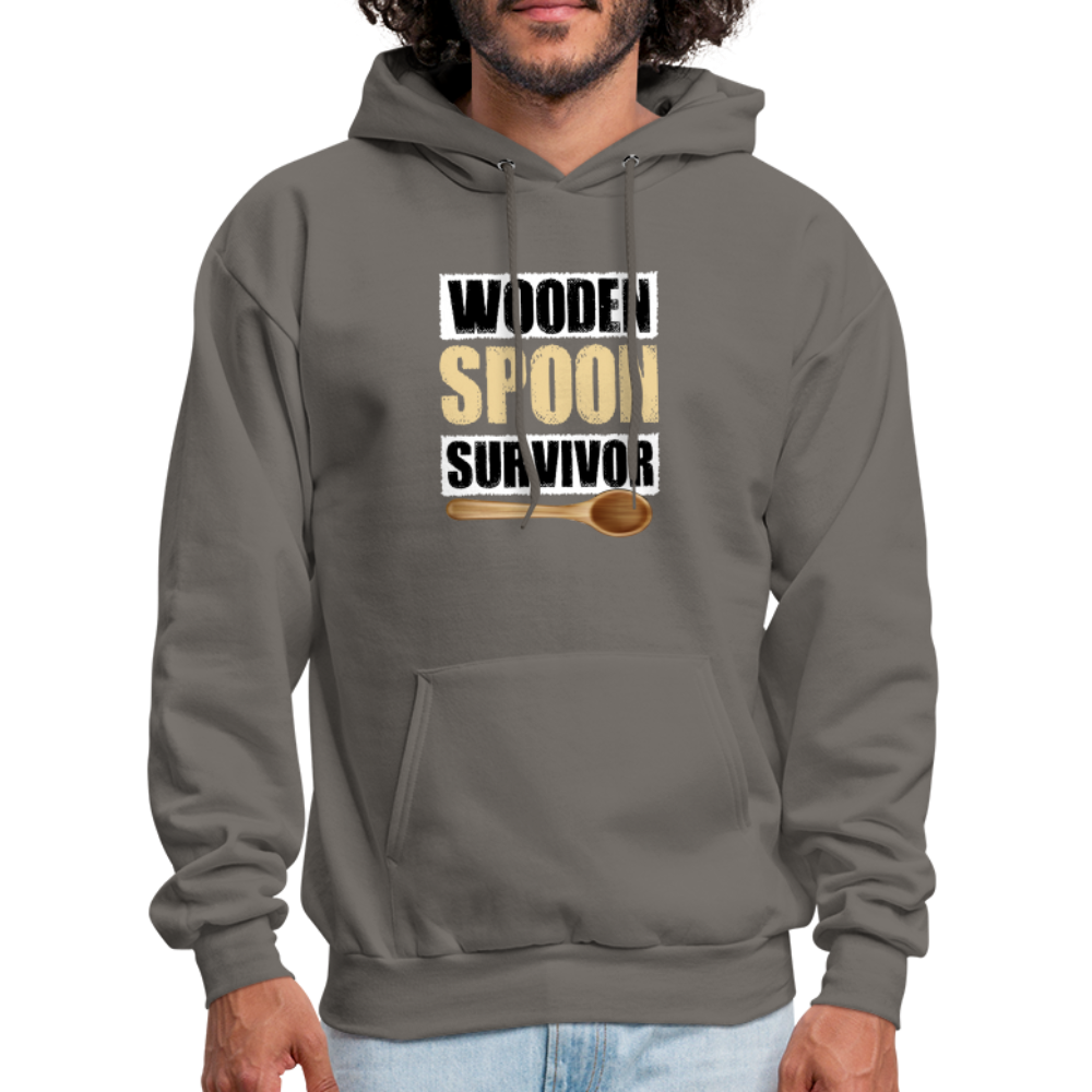 Wooden Spoon Survivor Hoodie - asphalt gray