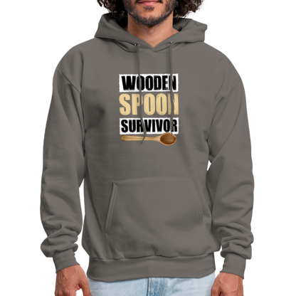 Wooden Spoon Survivor Hoodie - asphalt gray