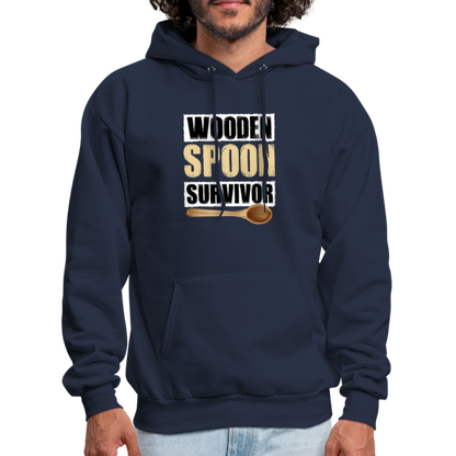 Wooden Spoon Survivor Hoodie - navy