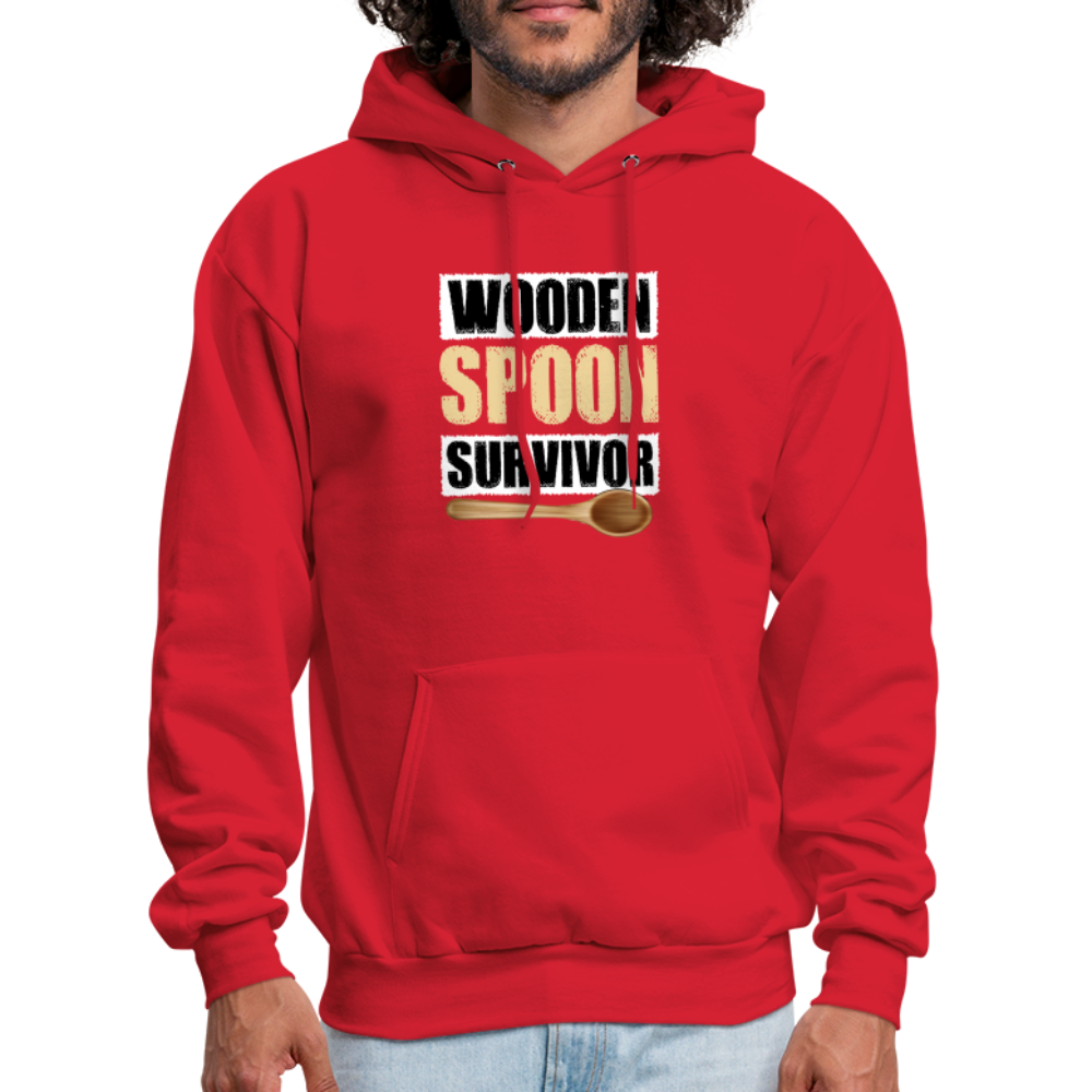 Wooden Spoon Survivor Hoodie - red