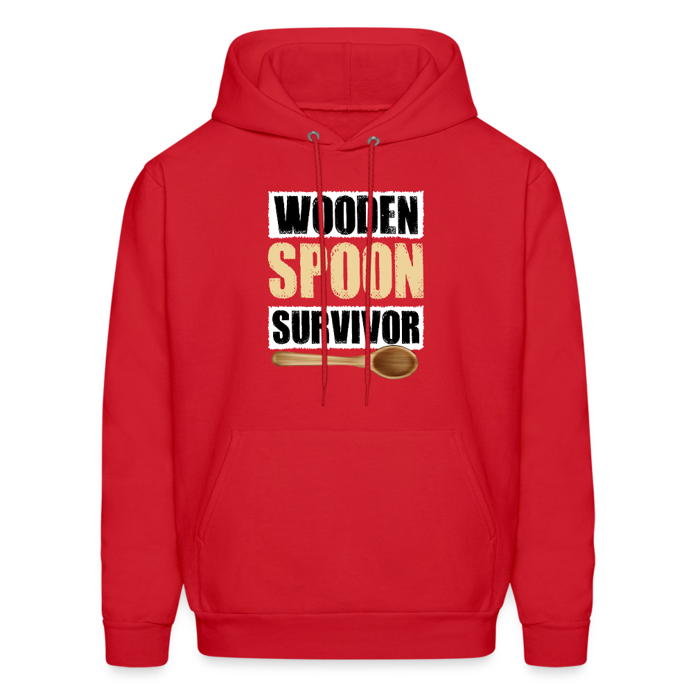 Wooden Spoon Survivor Hoodie - red