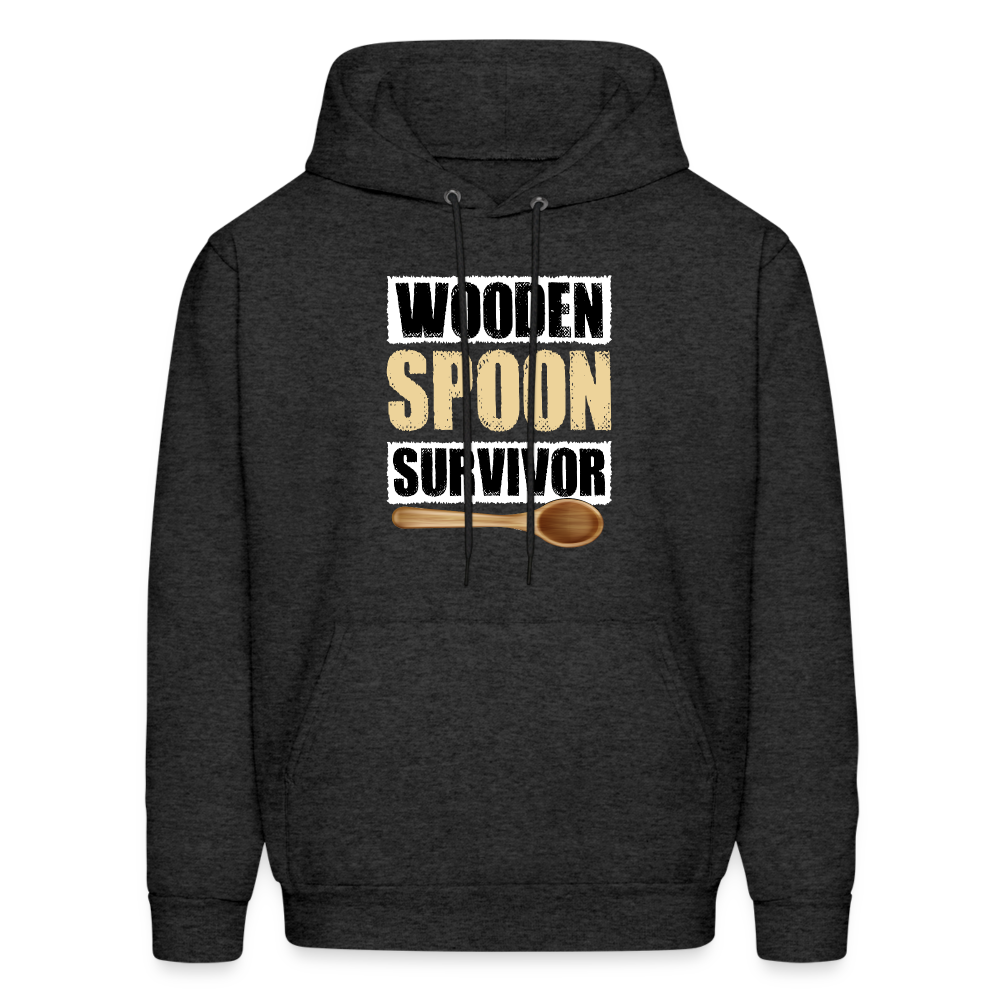 Wooden Spoon Survivor Hoodie - charcoal grey