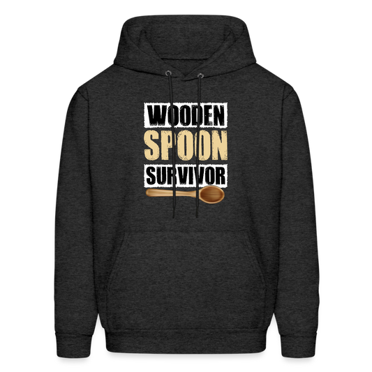 Wooden Spoon Survivor Hoodie - charcoal grey