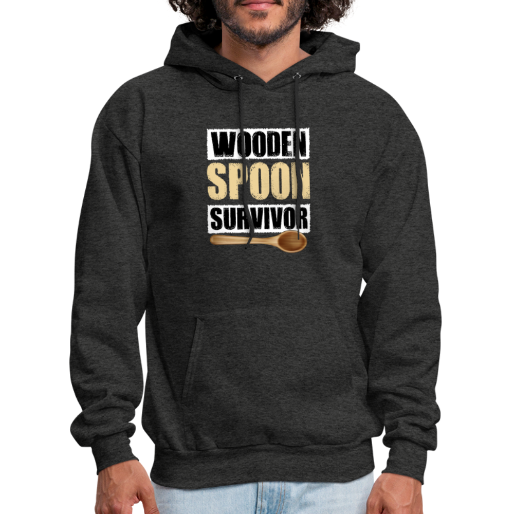 Wooden Spoon Survivor Hoodie - charcoal grey