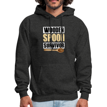 Wooden Spoon Survivor Hoodie - charcoal grey