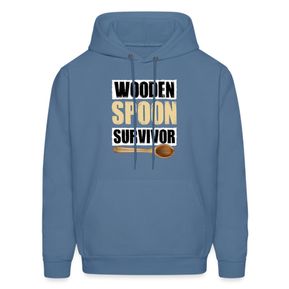 Wooden Spoon Survivor Hoodie - denim blue