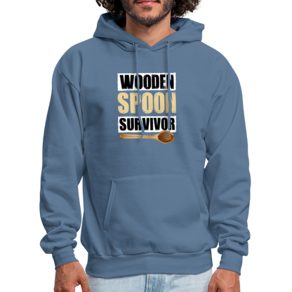 Wooden Spoon Survivor Hoodie - denim blue