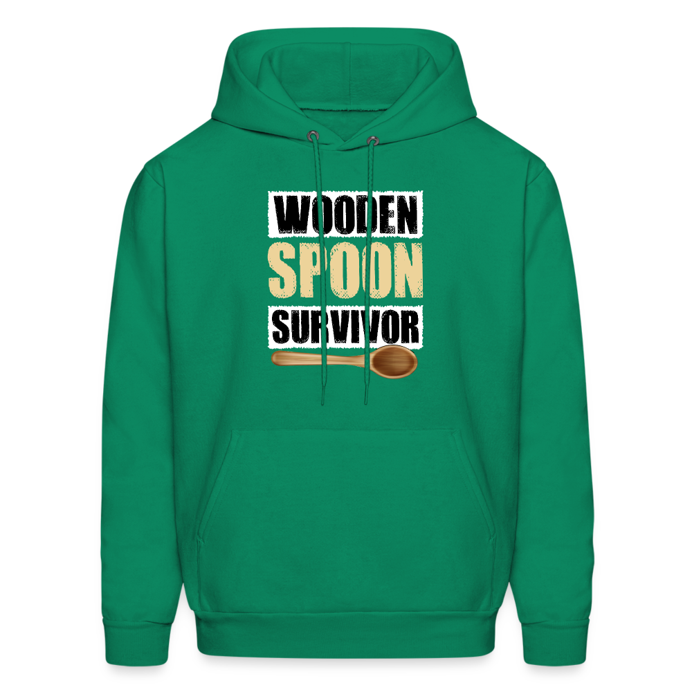 Wooden Spoon Survivor Hoodie - kelly green