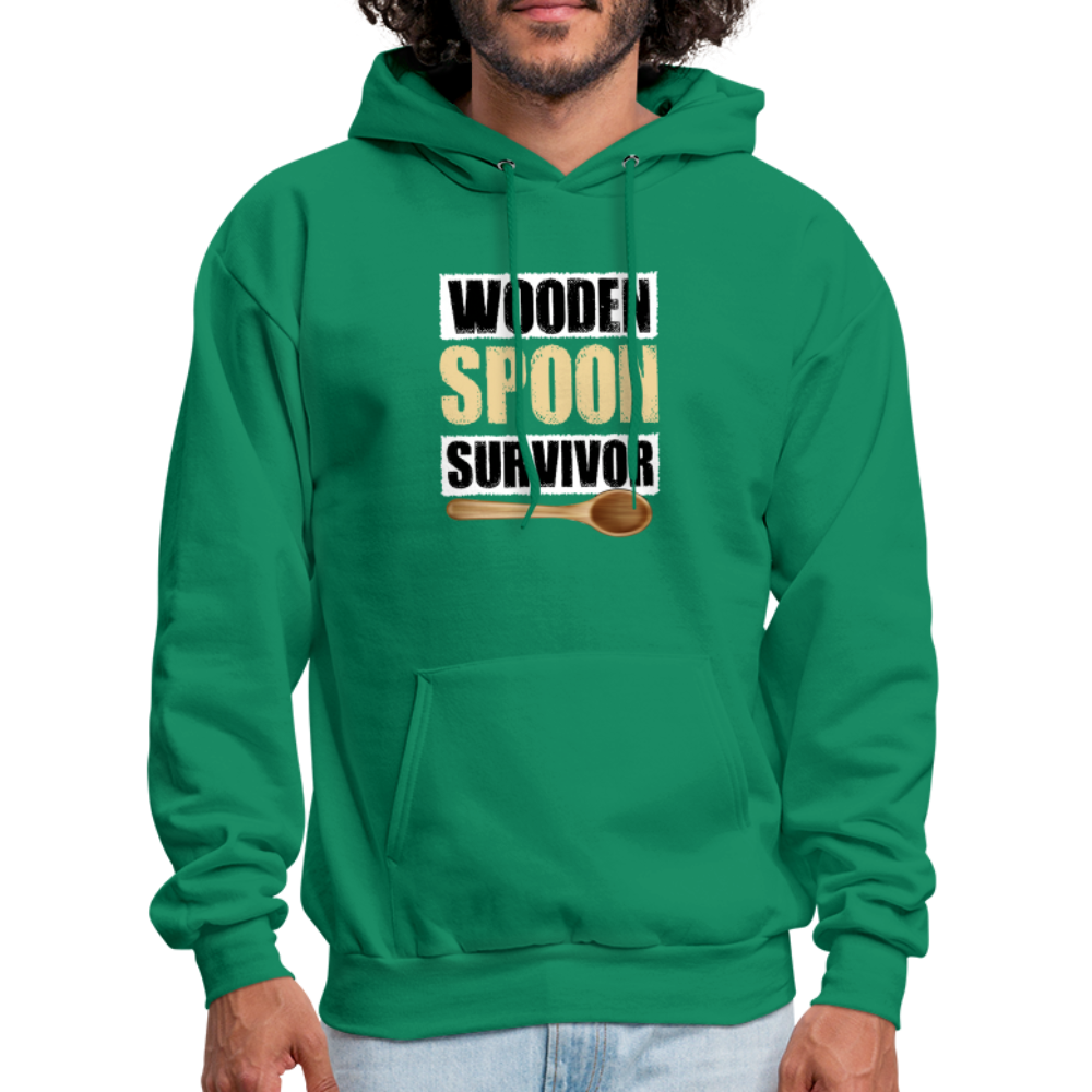 Wooden Spoon Survivor Hoodie - kelly green