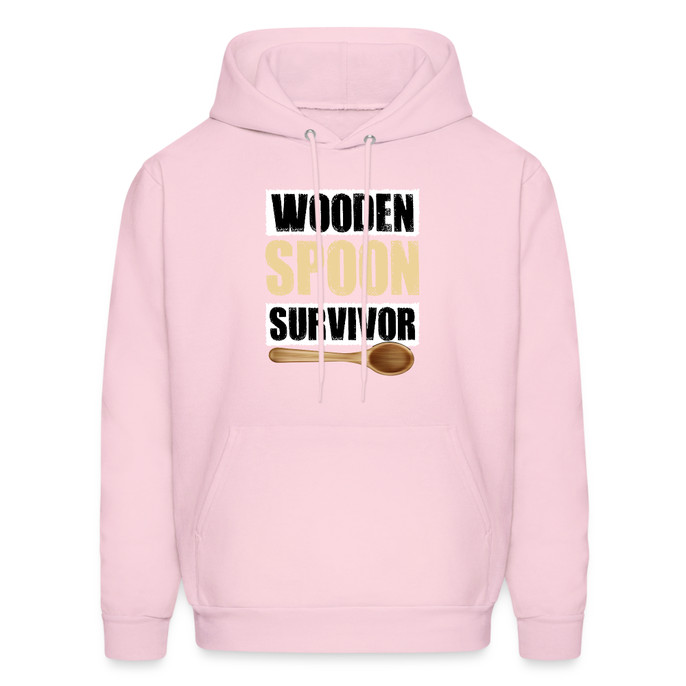 Wooden Spoon Survivor Hoodie - pale pink