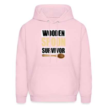 Wooden Spoon Survivor Hoodie - pale pink