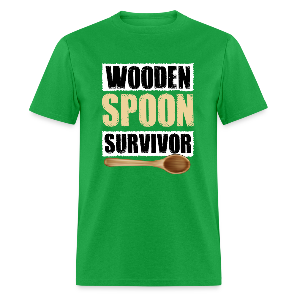 Wooden Spoon Survivor T-Shirt - bright green