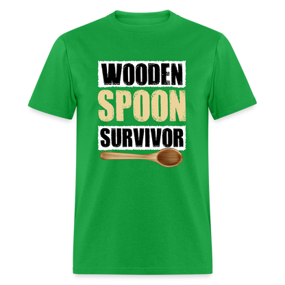 Wooden Spoon Survivor T-Shirt - bright green