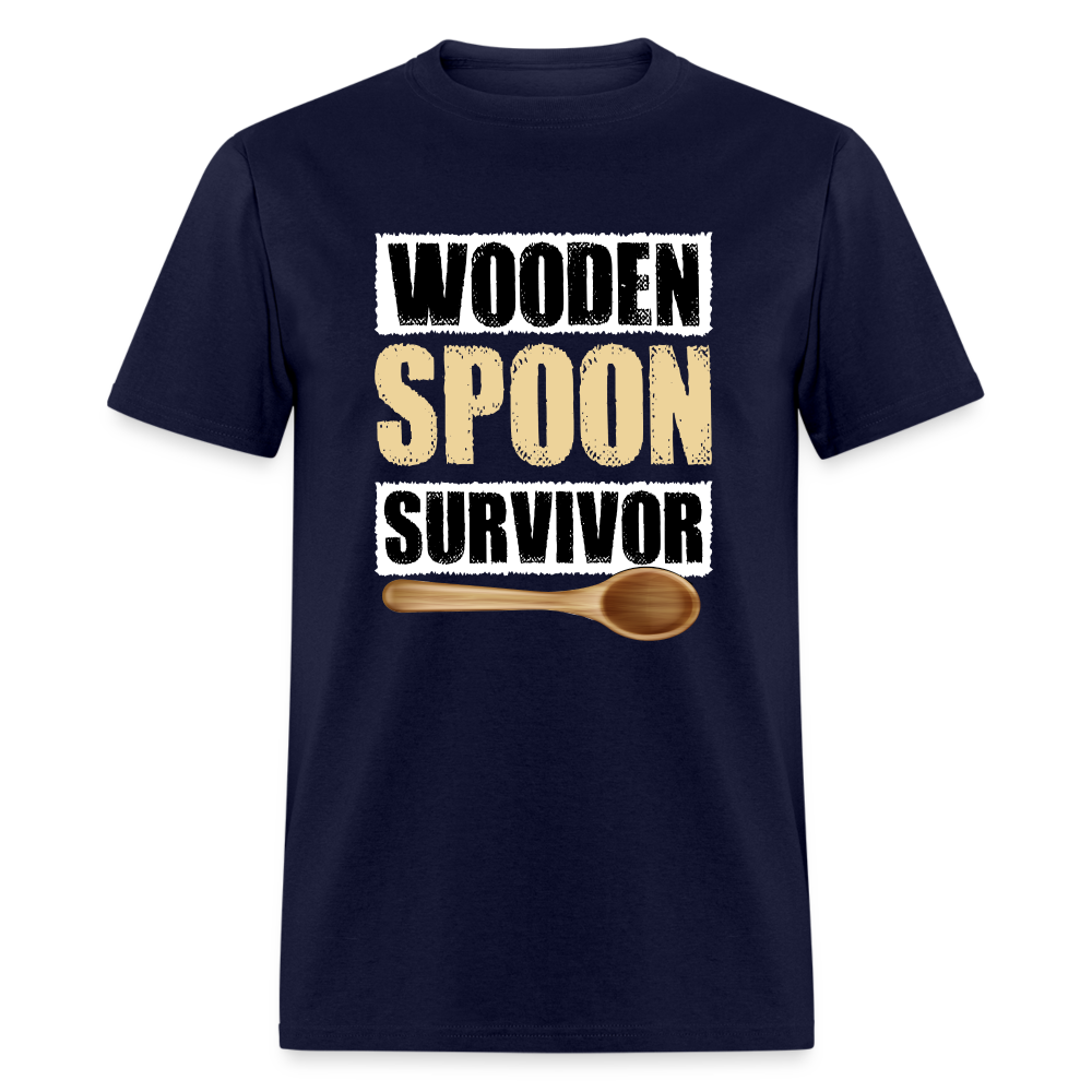 Wooden Spoon Survivor T-Shirt - navy