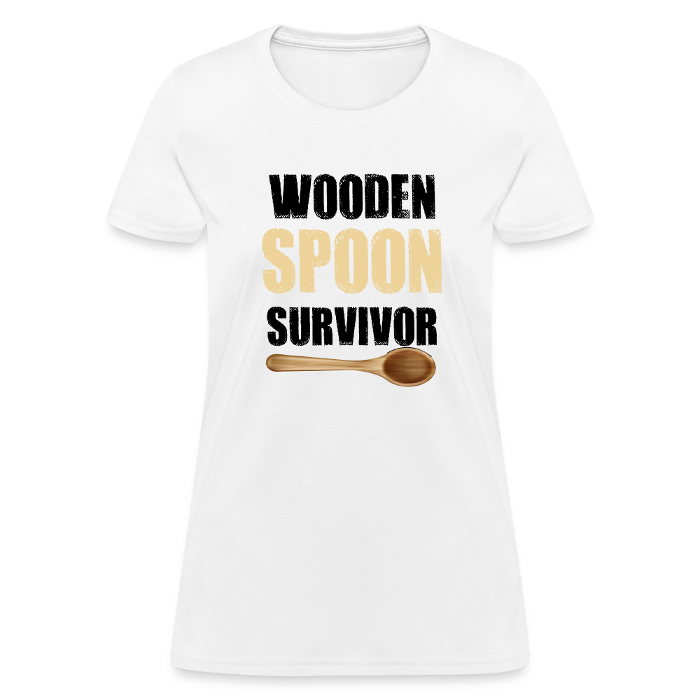 Wooden Spoon Survivor Women's T-Shirt - white