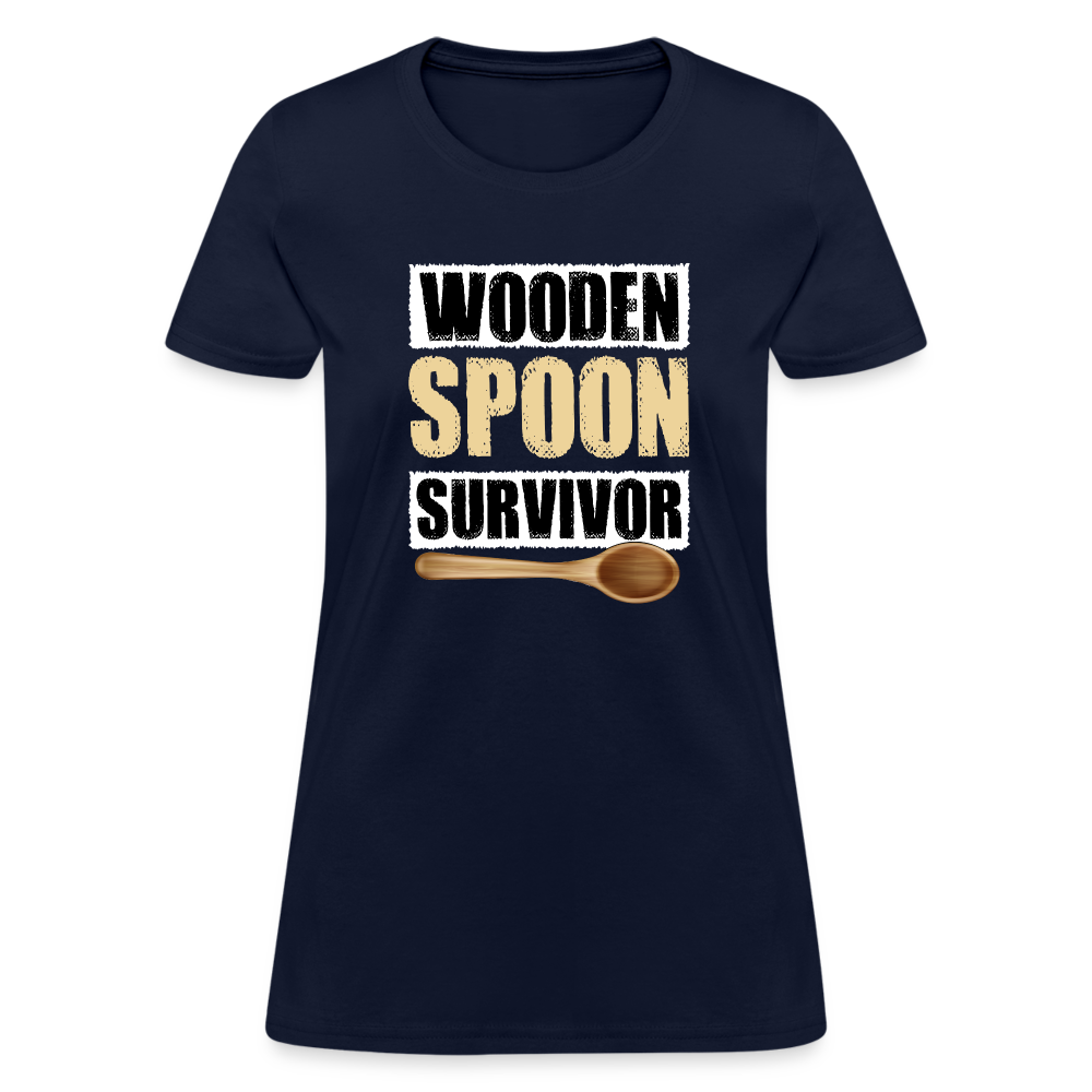 Wooden Spoon Survivor Women's T-Shirt - navy