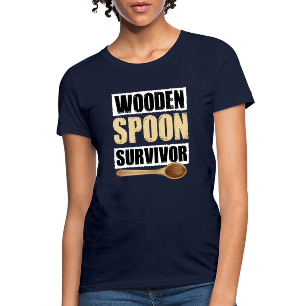 Wooden Spoon Survivor Women's T-Shirt - navy