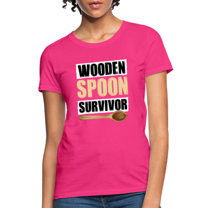 Wooden Spoon Survivor Women's T-Shirt - fuchsia