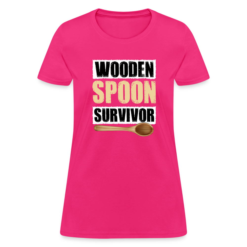 Wooden Spoon Survivor Women's T-Shirt - fuchsia