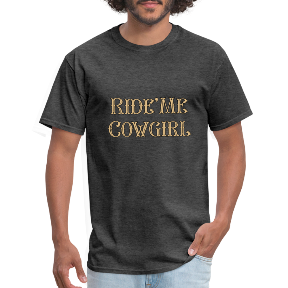 Ride' Me Cowgirl T-Shirt - heather black