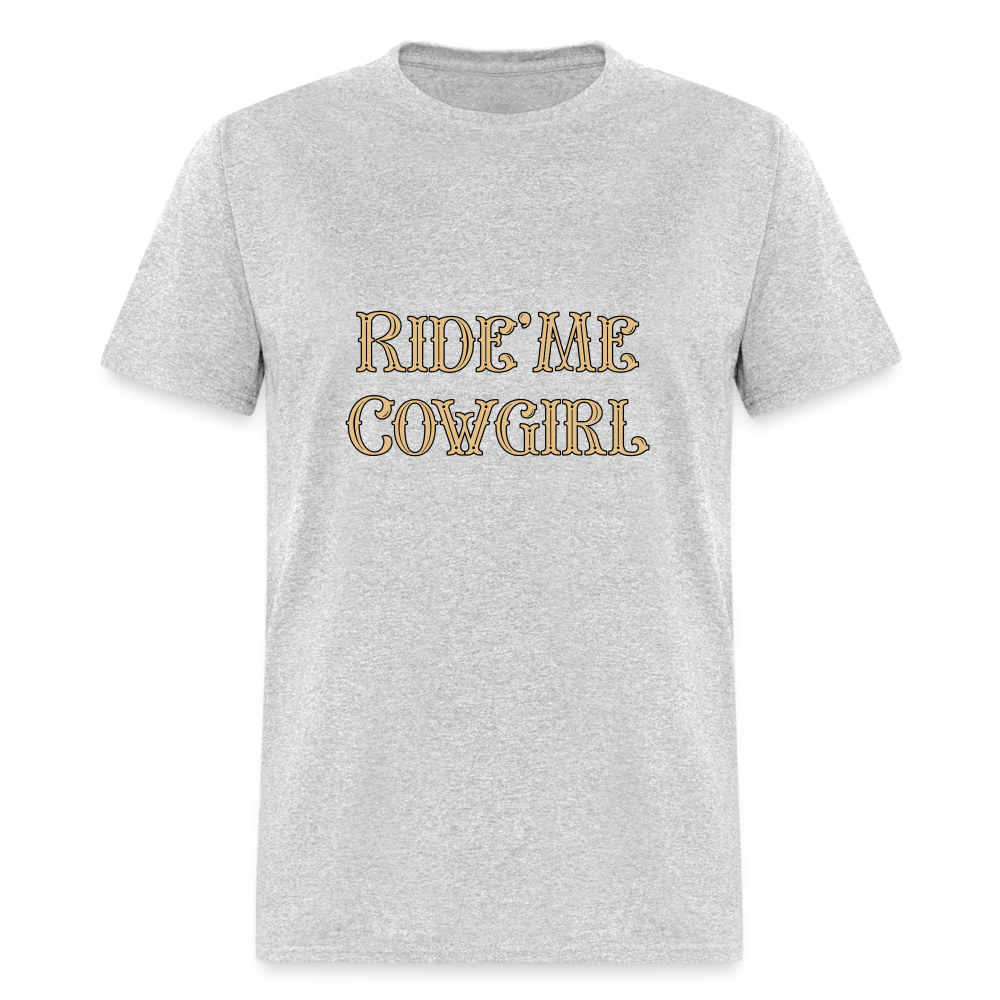 Ride' Me Cowgirl T-Shirt - heather gray