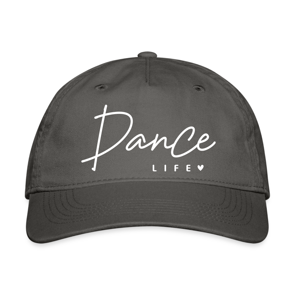 Dance Life : Organic Baseball Cap - charcoal