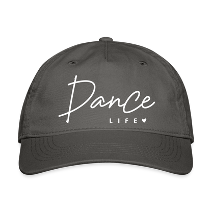 Dance Life : Organic Baseball Cap - charcoal