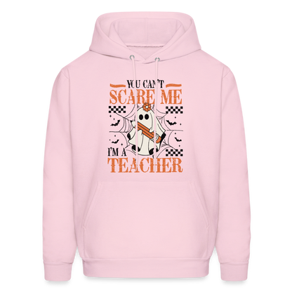 You Can't Scare Me I'm a Teacher Hoodie (Halloween) - pale pink