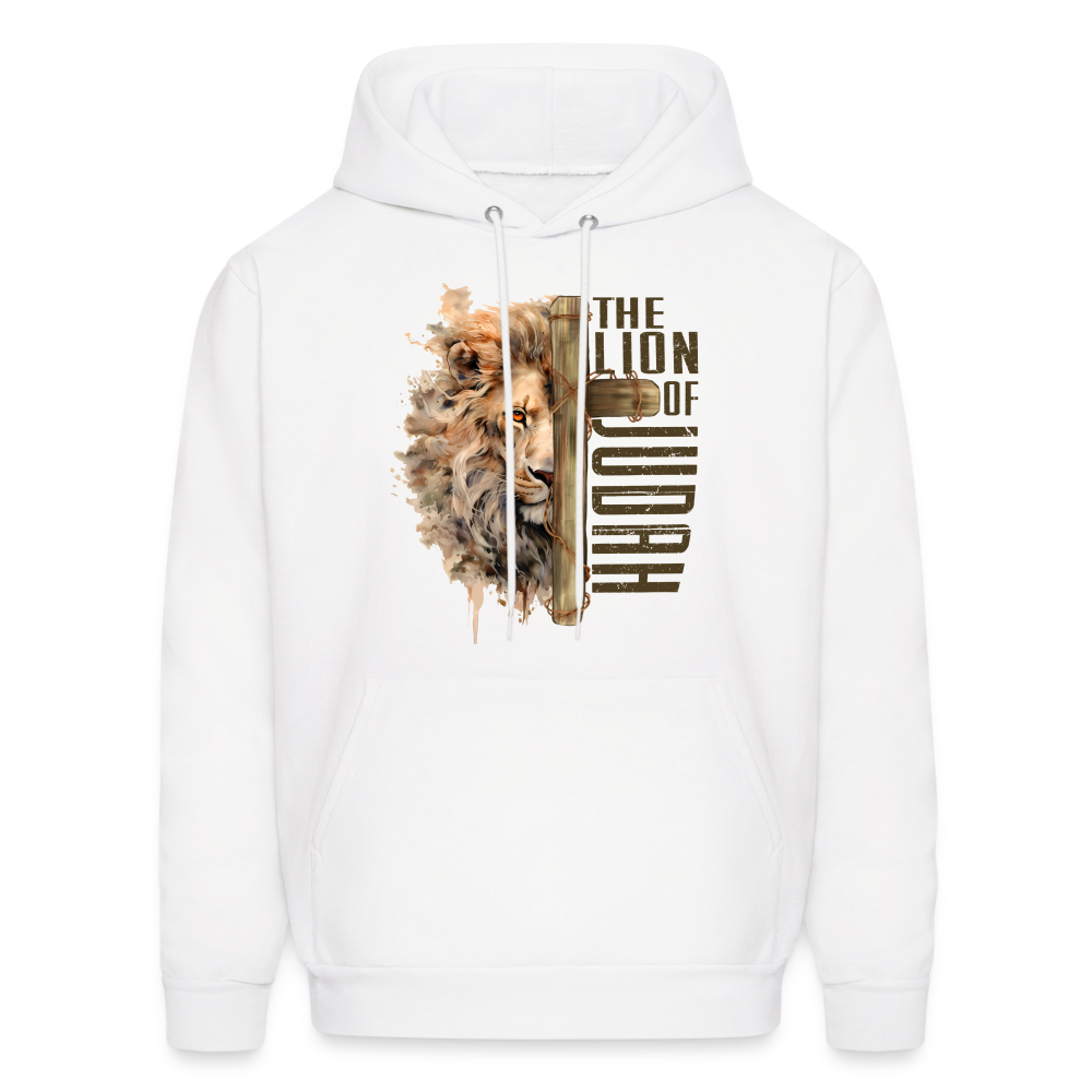 Jesus Lion of Judah Hoodie - white