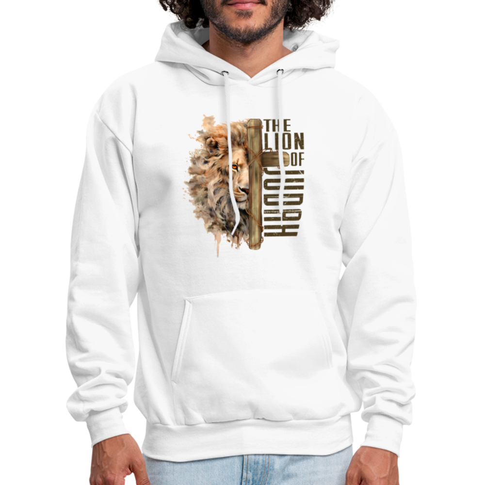 Jesus Lion of Judah Hoodie - white