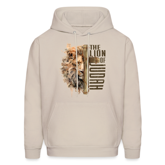 Jesus Lion of Judah Hoodie - Sand