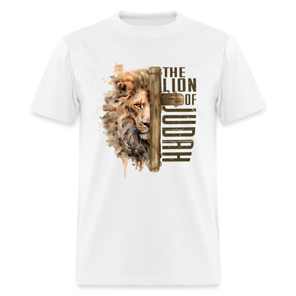 Jesus Lion of Judah T-Shirt - white