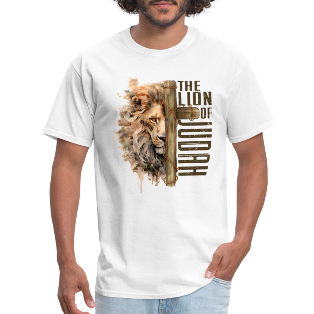 Jesus Lion of Judah T-Shirt - white