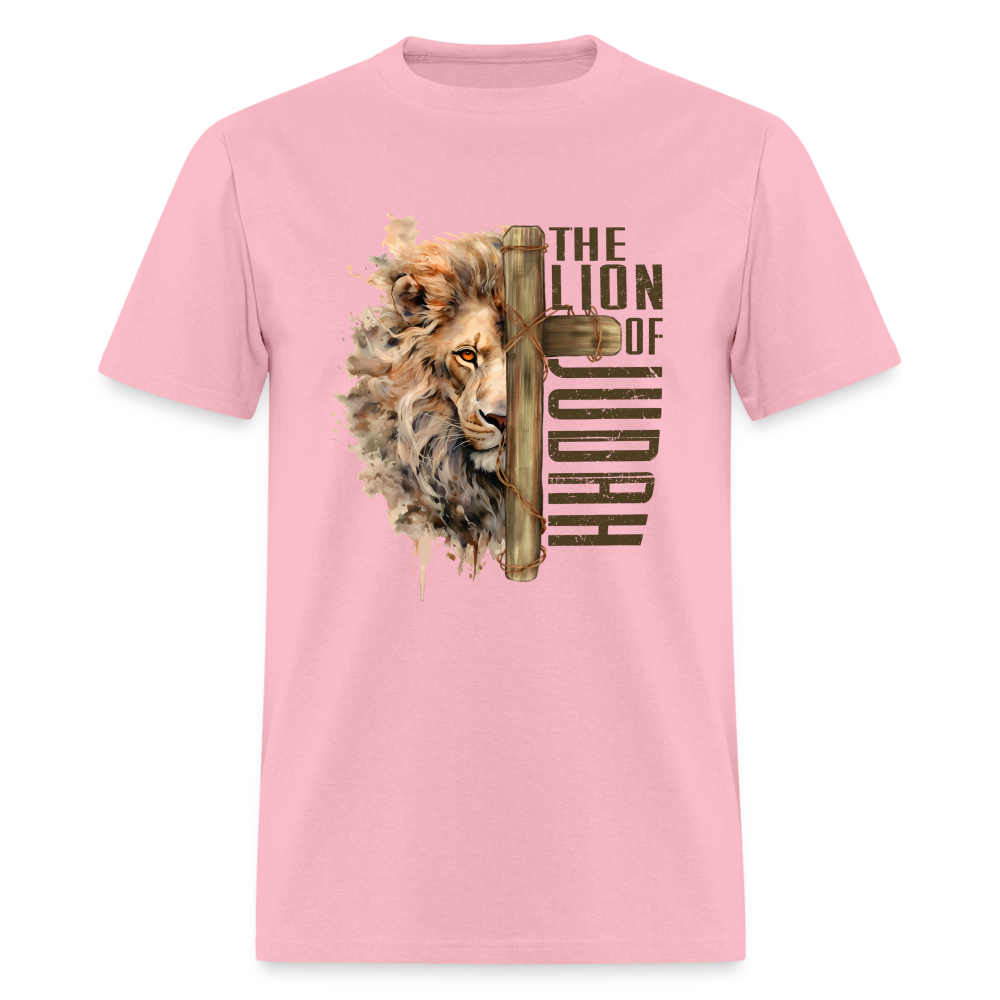 Jesus Lion of Judah T-Shirt - pink