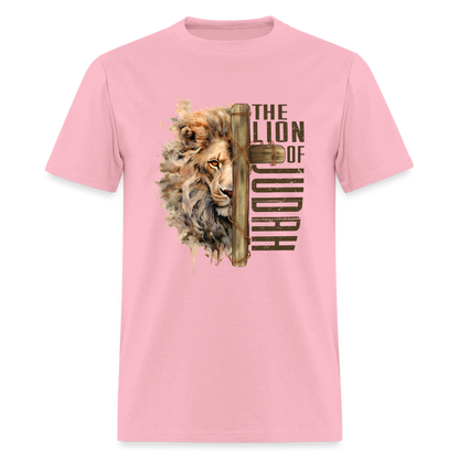 Jesus Lion of Judah T-Shirt - pink